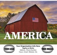 America - Patriotic-13-Month Full-Size Wall Calendar #857
