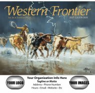 Western Frontier Stapled Wall Calendar #7271