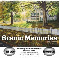 Scenic Memories Wall Calendar - Spiral - #7046