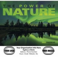 Power of Nature Stapled Wall Calendar #7303