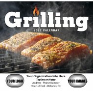 Grilling Wall Calendar - Stapled - #7262