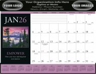 Motivations Desk Pad with Vinyl Header - #6552