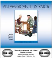 Norman Rockwell American Illustrator 13 Month Stapled Version- # 2001