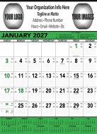 Contractors Memo 13 Sheet - Green & Black # 6105 (Previously #375)