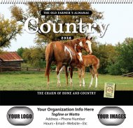 Old Farmer's Almanac Country Spiral Wall #OF56CC