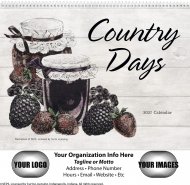 Country Days Wall Calendars - Spiral #7066
