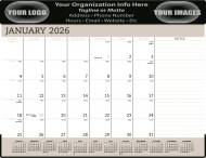 Classy Desk Pad with Vinyl Header - #6550 NEW ITEM FOR 2025!!