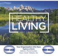 Healthy Living Stapled Wall Calendar #7273