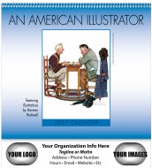 Norman Rockwell American Illustrator 13 Month Spiral Bound - # 200