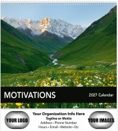 Motivations 13 month Wall Calendar - Spiral Bound- # 235