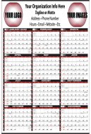 Year-in-View® Two Color Production Planner - #8193C