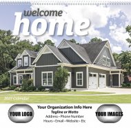 Welcome Home Wall Calendars - Spiral Bound #7049