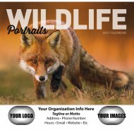 Wildlife Portraits Stapled Wall Calendars #7263