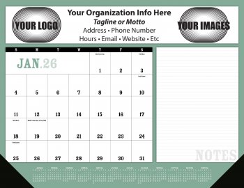 Notes Desk Pad with Vinyl Corners - #6525 NEW ITEM FOR 2025!!