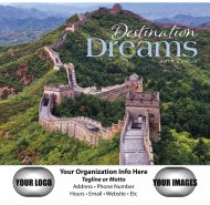 Destination Dreams 13-Month Full-Size Wall Calendar- #804