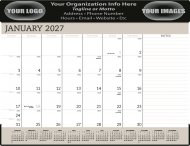 Classy Desk Pad with Vinyl Header - #6550