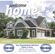 Welcome Home Stapled Wall Calendar #7249