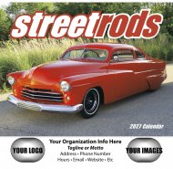 Street Rods Stapled Wall Calendar #7283
