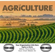Agriculture Stapled Wall Calendar #7247