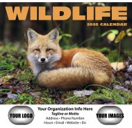 Wildlife 13-Month Full-Size Wall Calendar- #803
