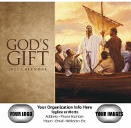 God's Gift Catholic Wall Calendar Stapled Binding #7259