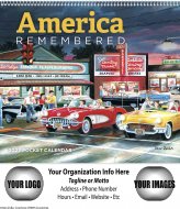 Twelve (12) Pocket- America Remembered Wall Calendar- # 506