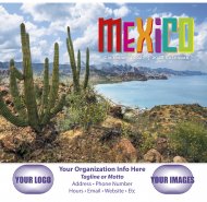 Mexico Spanish/English Stapled Wall Calendar #7287