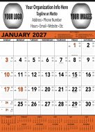 Contractors Memo 13 Sheet - Orange/Black #6103