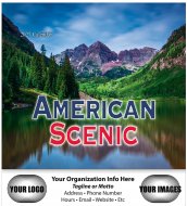 American Scenic 13 Month Wall - Stapled - # 2451