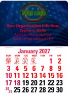 Full Color Standard Press 'N Stick Calendar - V7871 (Previously #5333)