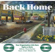 Back Home 13 Month Full Size Wall Calendar #891