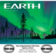 Earth 13-Month Full-Size Wall Calendar- #872