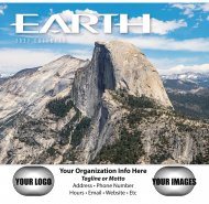 Earth 13-Month Full-Size Wall Calendar- #872