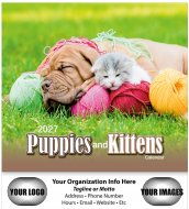 Puppies & Kittens 13 Month Stapled Version- # 2101
