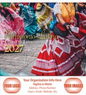 Patrimonio_Latino-Catholic-Spanish Calendar - Spiral #BDC27
