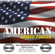 American Armed Forces Wall Calendar - Spiral - #7012