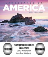 Mini Landscapes of America 12-Month Wall Calendar- # 7702