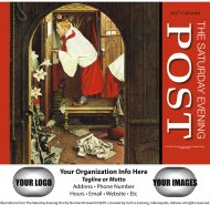Saturday Evening Post 13-Month Full Size Wall Calendar- #819