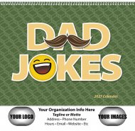 Dad Jokes! Wall Calendar Spiral Binding #7082