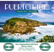Puerto Rico Spanish/English Stapled Wall Calendar #7289