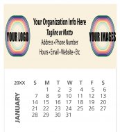 Business Card Calendar Magnet #MGBCCL