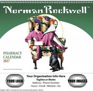 Norman Rockwell 13 Month Spiral Bound Pharmacy Edition- #123