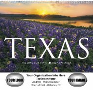 TEXAS Spiral Wall Calendar- # 1792