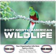 North American Wildlife 13-Month Spiral Wall Calendar- # 3591FC