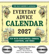 Old Farmer's Almanac Everyday Advice Spiral Wall #OF56HH