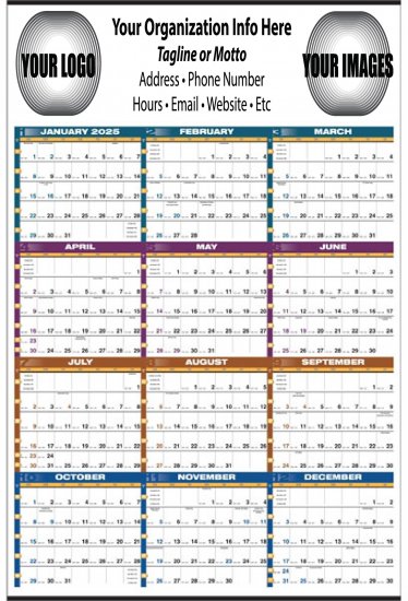 Year-in-View® Multi-Color Production Planner #3093 - Click Image to Close