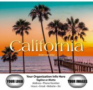 California- 13-Month Full-Size Wall Calendar #811
