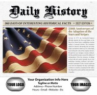 Big Block Daily History- Stapled Wall Calendar - #7252