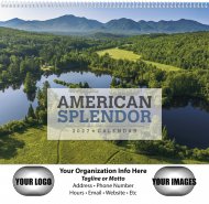 American Splendor Wall Calendar- # 1709