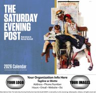 Saturday Evening Post Norman Rockwell Wall Calendar-Stapled #7239